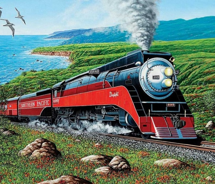 Puzzle - Cobble Hill - Pociąg Southern Pacific